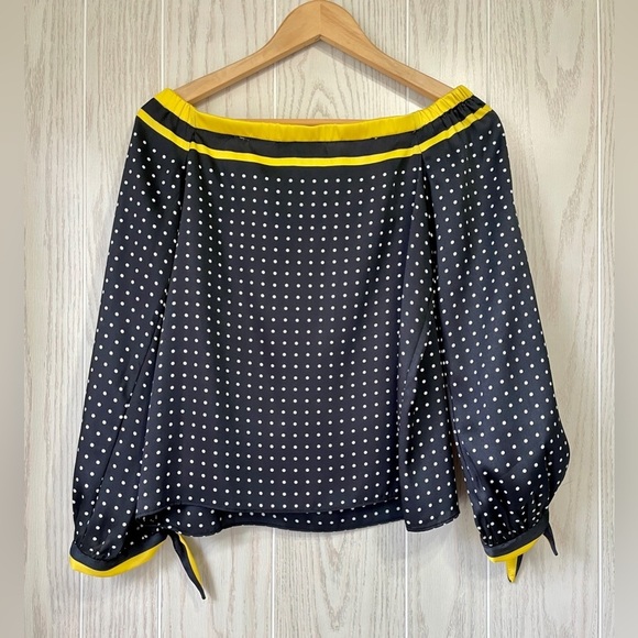 Bailey 44 Women's Tabernacle Dot Print Off The Shoulder Top Size XS NWT - Picture 4 of 7
